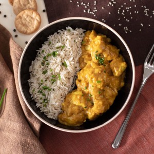 Pollo al curry con riso e...
